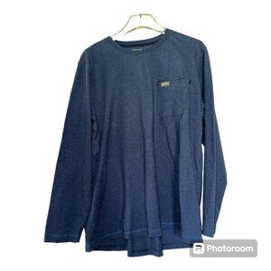 Ariat Rebar Long Sleeve Shirt Womens Plus Size 2XL Blue Front Pocket